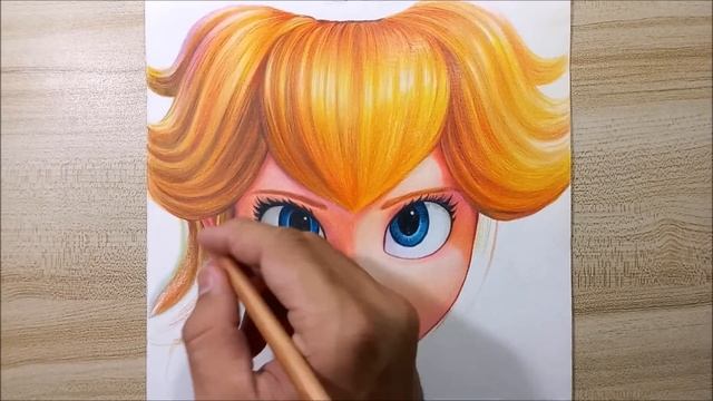 Drawing Princess Peach (The Super Mario Bros. Movie) | Fame Art смотреть онлайн