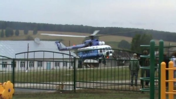 Открытие новой школы в с.Большой Изырак. Видео 1