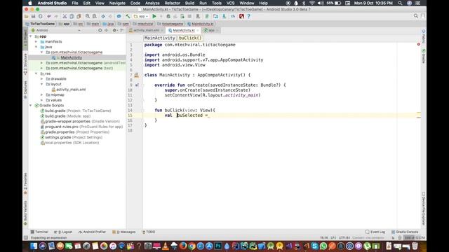 Android TicTacToe Game Tutorial | Part - 3 | Click on cells | Kotlin смотреть онлайн