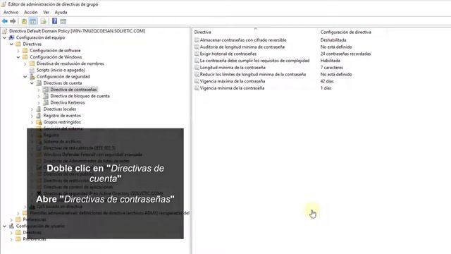 ? CAMBIAR POLITICA CONTRASEÑAS Windows Server 2022 смотреть онлайн