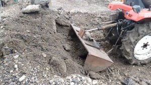 Навесной ковш на минитрактор!