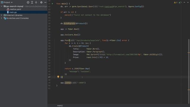 Golang Rest API - Pagination, Search & Sorting using MySQL смотреть онлайн