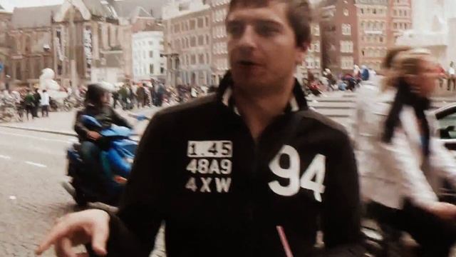 НИДЕРЛАНДЫ: На площади Дам в Амстердаме... Голландия (De Dam in Amsterdam) смотреть онлайн