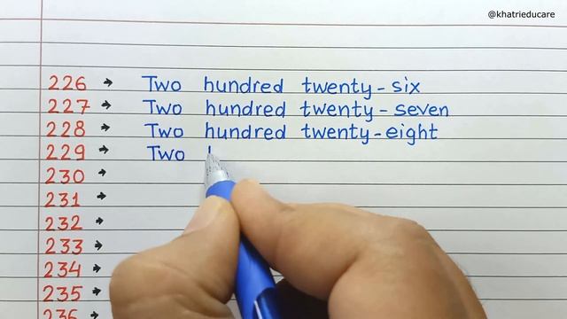 Write number names 201 to 250 in words II 201 to 250 number names II write spelling 201 to 250 смотреть онлайн