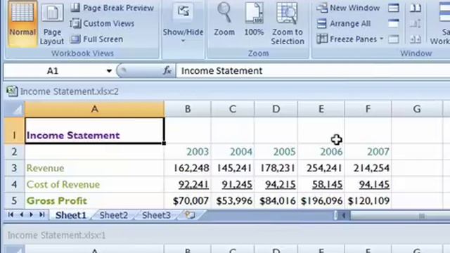 Use Multiple Windows in Excel 2007 смотреть онлайн