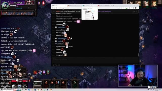 Destiny Gets Stunlocked By Brett Cooper Reacting To Him смотреть онлайн