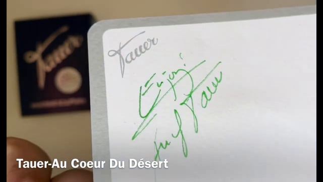 Tauer - Au Coeur Du Désert (unboxing) смотреть онлайн