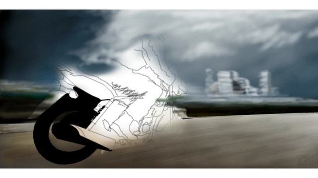 Speed art "Biker" / Байкер смотреть онлайн