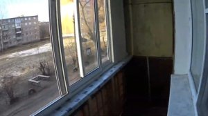 Остекление балкона Алюминевой раздвижной системой проведал