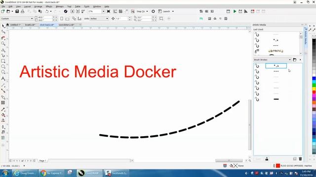 Corel Draw Tips & Tricks Artistic Media Docker Part 4 смотреть онлайн