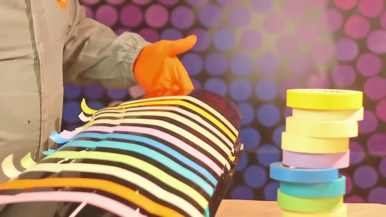 МАЛЯРНЫЙ СКОТЧ - красим, греем, отрываем. Проверка на качество смотреть онлайн