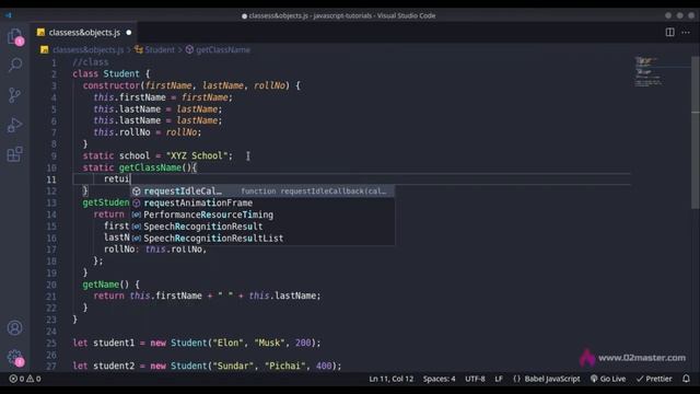 #22 Static variables and methods in JavaScript смотреть онлайн