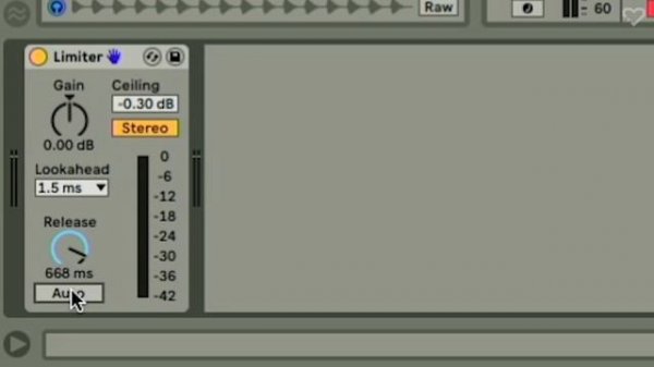 Инструмент Limiter в Ableton Live