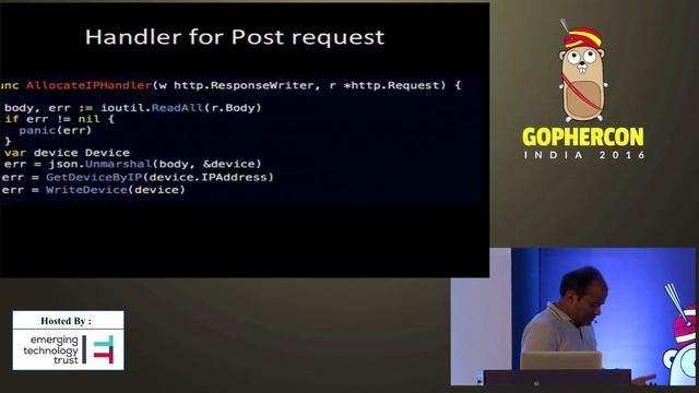 Gophercon India 2016 - RESTful webservices in Golang by Uttam Gandhi смотреть онлайн