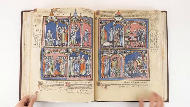 Morgan Crusader’s Bible (Full version - ASMR) - Facsimile Editions, Medieval Illuminated Manuscript смотреть онлайн