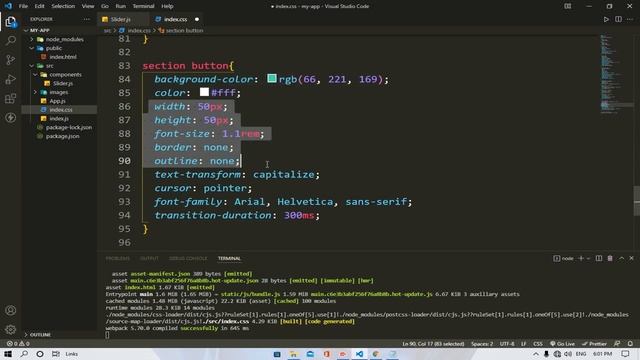 Carousel || React Js || EXCELLENT CODE WITH AJ смотреть онлайн