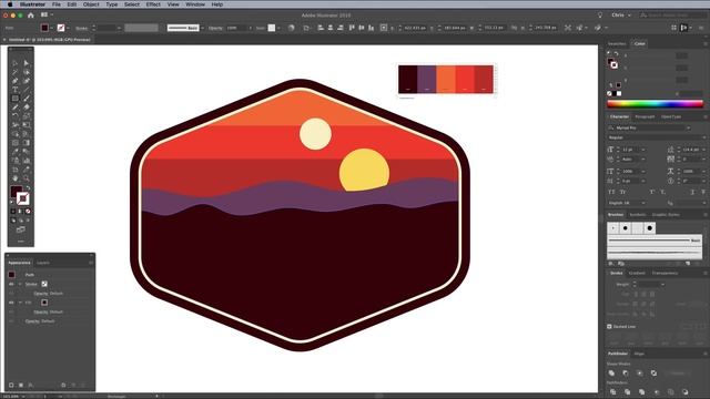 How To Create An Embroidered Patch Design In Illustrator (+ Embroidery Effect Photoshop Action)