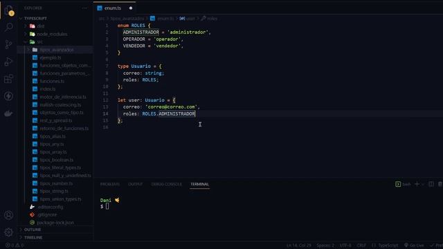TypeScript Desde Cero | Tipos Enum #22 смотреть онлайн