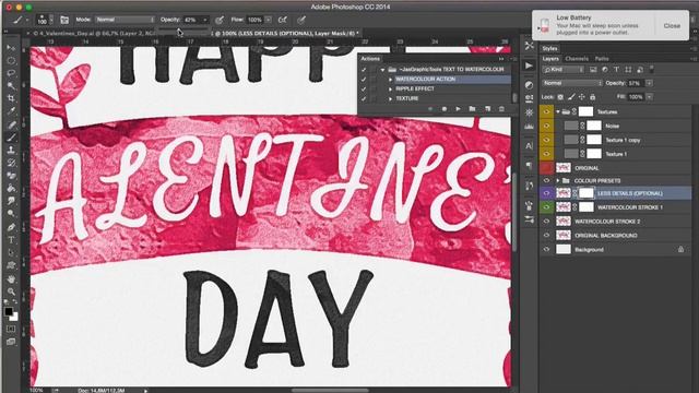 Give your Text, Vectors and Shapes a Watercolour Effect Using Actions & Layer Styles смотреть онлайн