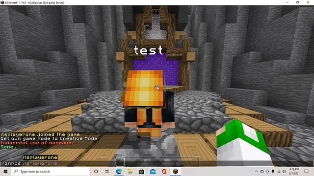 how to create npcs aternos|java|latest 1.16.5 смотреть онлайн