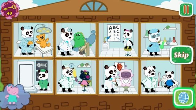 Гиппо ? Яйца с Сюрпризом для детей ? Семья Докторов Панд ? Мультик игра для детей (Hippo) смотреть онлайн