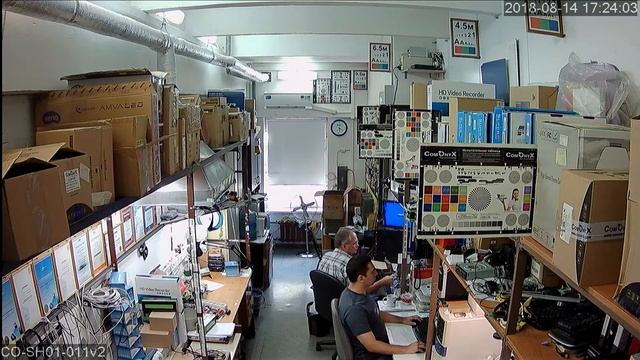 Уличная HD-камера CO-SH01-011v2. Офис день. смотреть онлайн
