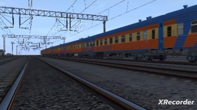 ЧС7 [ЗОЛОТАЯ МОЛНИЯ] С вагонами Две столицы Москва-Ростов-Главный смотреть онлайн