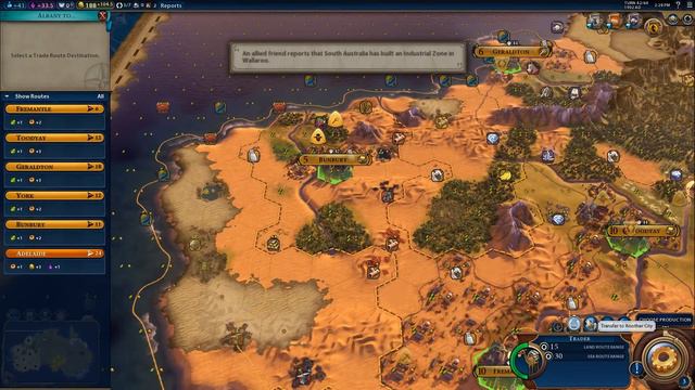 Civilization VI Let's Play - Scenario - Outback Tycoon - Deity - Western Australia - Part 3 смотреть онлайн
