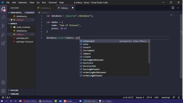 Curso de Knex #03 - Insert смотреть онлайн
