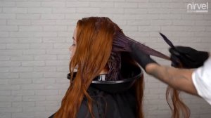 Окрашивание волос в медный с красителем Nirvel ArtX