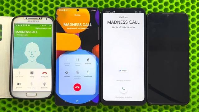Samsung Galaxy S4 Vs ZTE Blade A51 lite Incoming Call & Samsung Galaxy S21 Vs Xiaomi Redmi 9C NFC смотреть онлайн