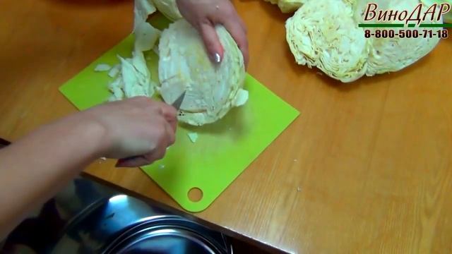 Ручная шинковка капусты. Видеоурок смотреть онлайн