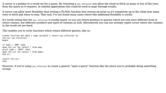 Databases: How and when to use sys_refcursor in oracle? (2 Solutions!!) смотреть онлайн
