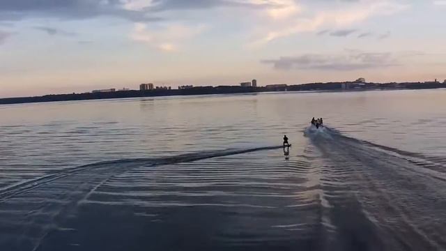 Вейкборд на озере Сенеж в городе Солнечногорск (wakeboarding Senej 2014) смотреть онлайн