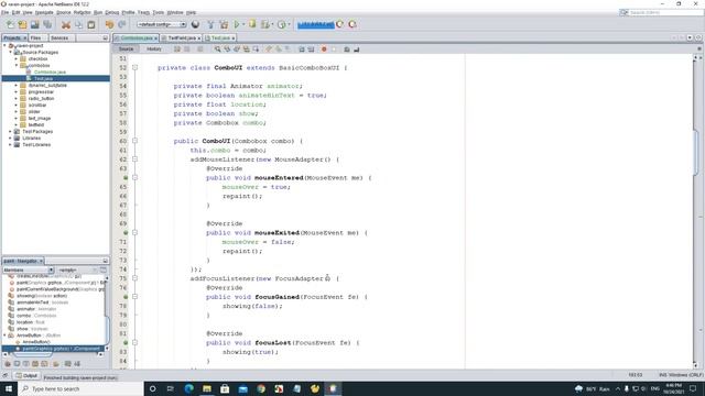 Java Swing - Custom Material Combobox смотреть онлайн