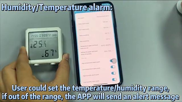 Tuya Smart WiFi Temperature Humidity Sensor Indoor Hygrometer Thermometer Smart Life APP Works With смотреть онлайн