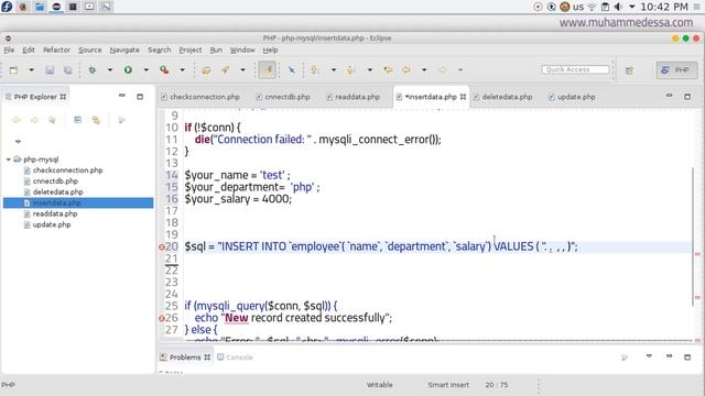 7 PHP & MySQL insert from database смотреть онлайн