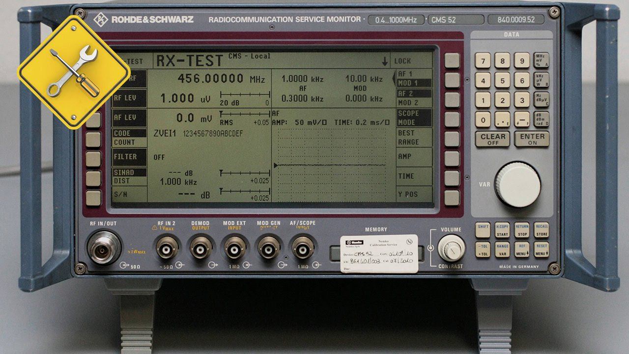 ✅ Обзор и ремонт сервисного монитора Rohde&Schwarz CMS 52 (замена MSA-1105) repair смотреть онлайн