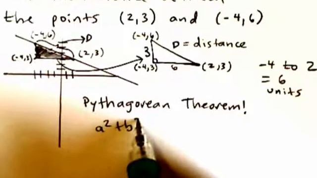 Find the distance between two points смотреть онлайн