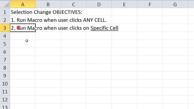 Excel Worksheet Events #1 Macro when you change cells OR select specific cells смотреть онлайн