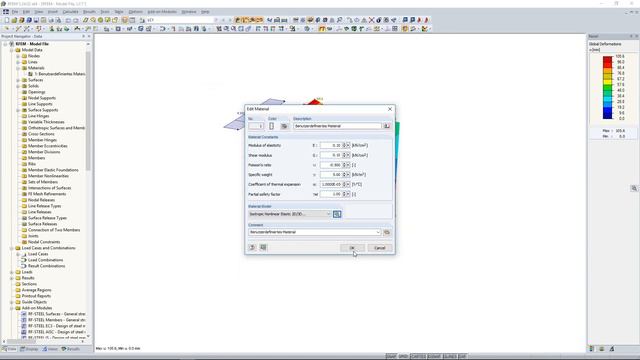 [EN] KB 000601 | Использование нелинейной упругой модели материала смотреть онлайн
