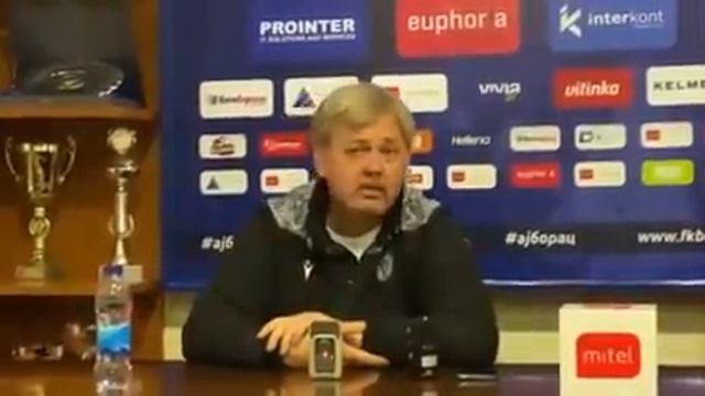 Amar Osim nakon meča s Borcem смотреть онлайн