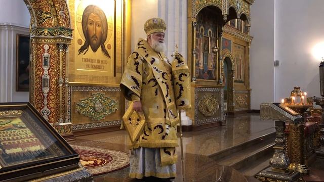 Проповедь митрополита Вадима на Прощёное воскресенье. 01.03.2020 смотреть онлайн