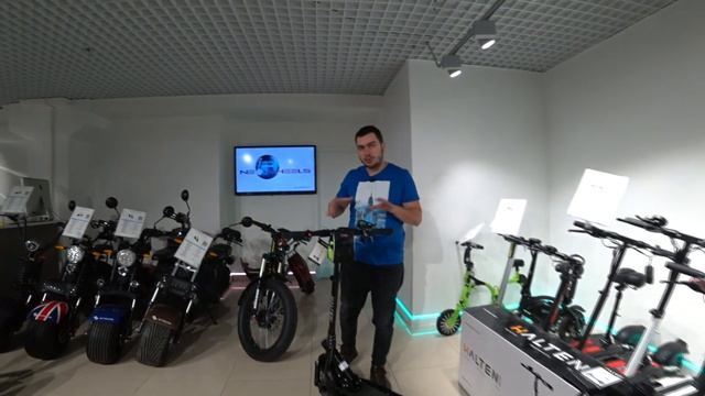 Halten RS-02 1200w Электросамокат видео обзор