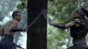 Фехтование на двух саблях...