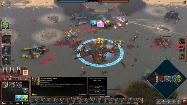 Space Marines vs Eldar - No Limit Mod - Massive Battle - Warhammer 40K Dawn Of War 3 смотреть онлайн