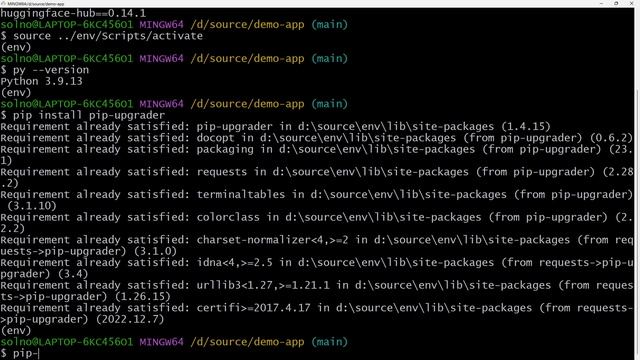Upgrade python packages from requirements.txt using pip command смотреть онлайн