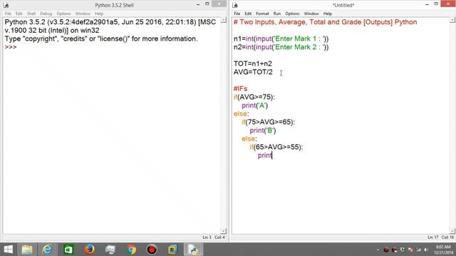 Tutorial #8 Python -Two Inputs AVG-TOT-GRD [ouputs] смотреть онлайн