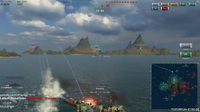 Stream Highlight: Shimakaze's Underrated Firepower [5 Kills, 3446 XP] смотреть онлайн