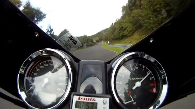 GoPro HD: Honda Hornet 900 Nürburgring Nordschleife BTG 8m42s смотреть онлайн